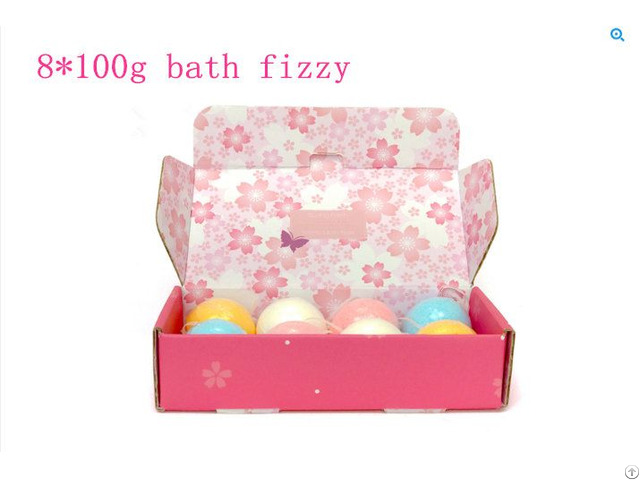 Relaxing Function And Ball Shape Oem Obm Bath Bomb Set