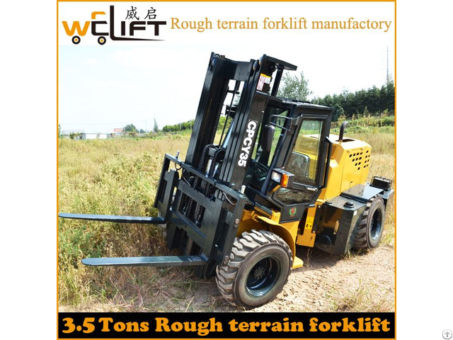 Three Ten T Forklift Off Road Rough Terrain