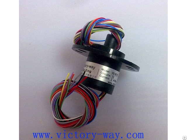 Standard Capsule Slip Ring With 12 Channels In Cctv Monitoring System Vsr Sc12