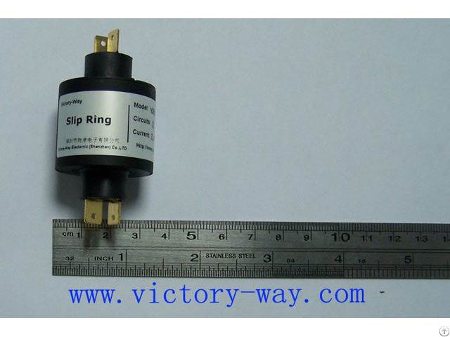 Double Channels High Current Slip Ring In Rotary Tables Test Equipment Or Cable Reels