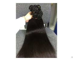 Vietnamese Hair Flat Tip Straight #1b 24 Inches