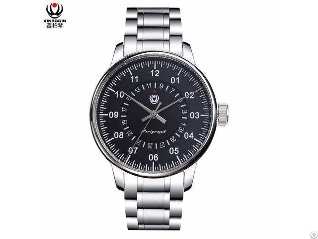 Xinboqin High Quality Fashion Quartz Stainless Steel Calendar Waterproof Men S Wrist Watches Oem Odm