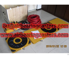 Air Bearing And Casters Can Be Used At Various Points Under A Load