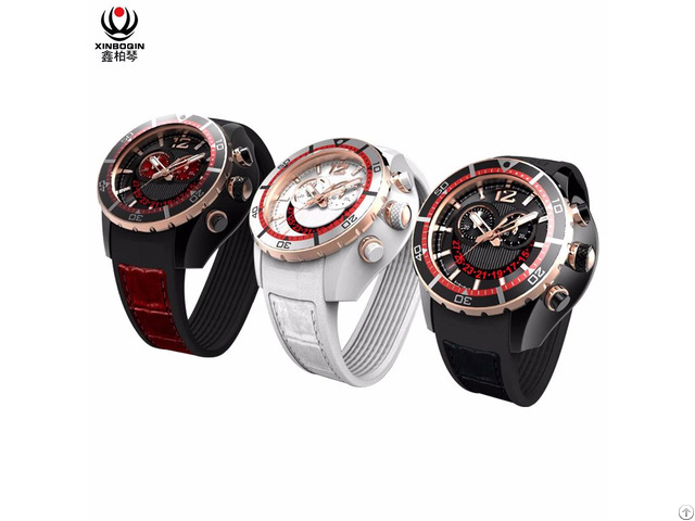 Xinboqin Factory Custom Europe And America Market Popular Regal Big Dial Mens Watches