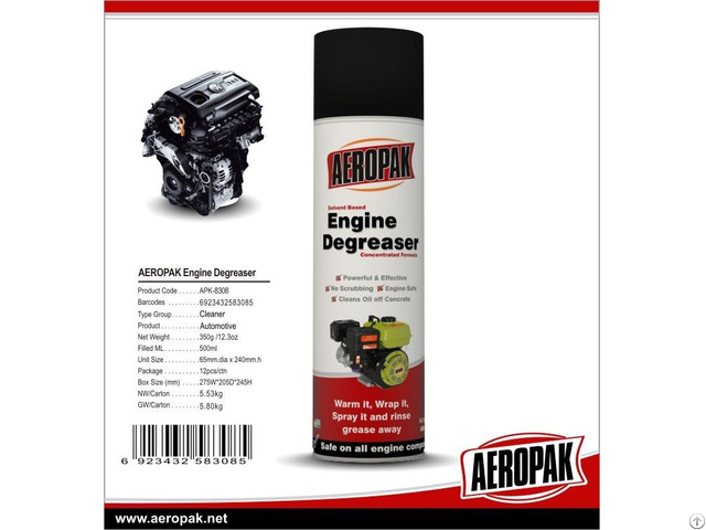 Aeropak Fast Dry Engine Surface Degreaser Cleaner For Auto