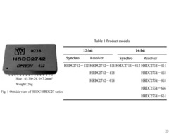 Synchro Resolver To Digital Converters Hsdc Hrdc27 Series