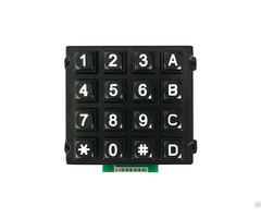 Rugged 16 Keys 4x4 Matrix Array Zinc Alloy Access Control Systom Keypad