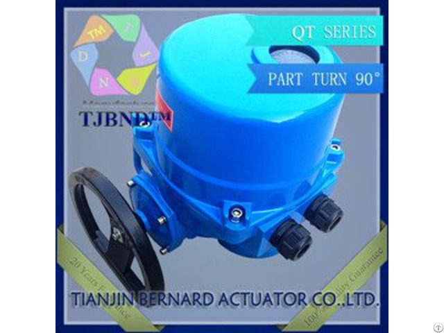 Qt Series Electric Actuator For Power Plant Butterfly Valve