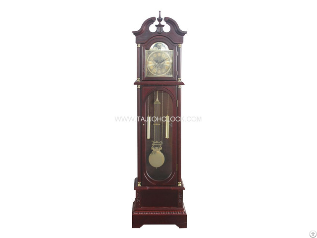 First Quality Antique Wooden Pendulum Grandfather Stand Clock