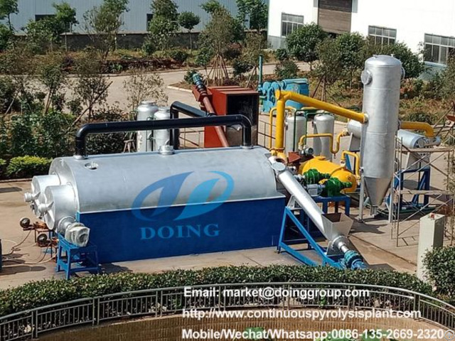 Doing Latest Continuous Waste Tire Pyrolysis Plant