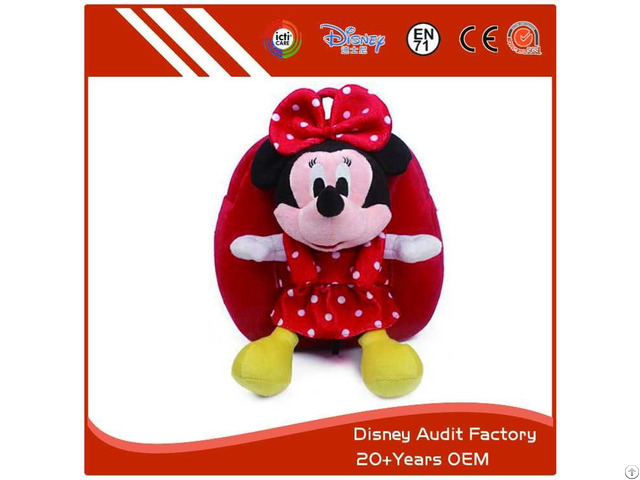 Plush Minnie Backpack