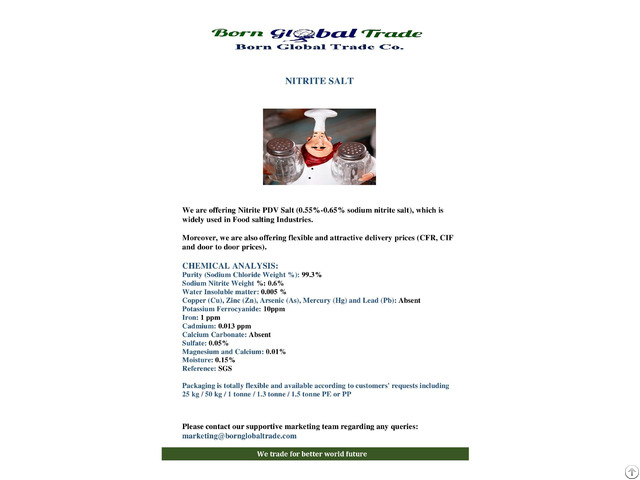 Nitrite Salt