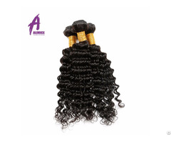 8a Brazilian Deep Wave 3 Bundles Human Virgin Hair Weave