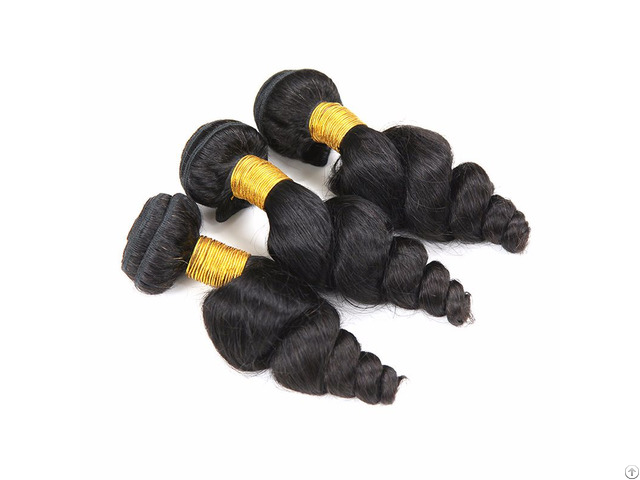 8a Peruvian Loose Tight 3 Bundles Human Virgin Hair Weave