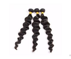 8a Peruvian Loose Wave 3 Bundles Human Virgin Hair Weave