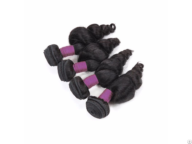 9a Peruvian Loose Tight 4 Bundles Human Virgin Hair Weave