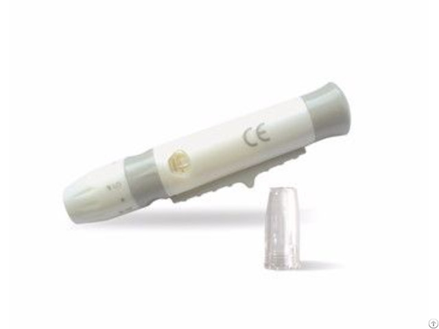 Mini Painless Eject Lancing Device Lancet Pen With Ast Cap Manufacturer