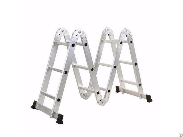 4x3 Aluminum Multi Purpose Folding Ladder Small Hinge
