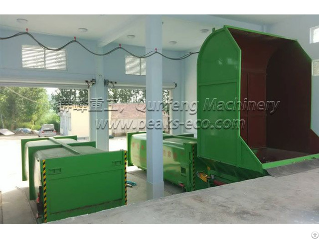 Horizontal Detachable Waste Compress Equipment