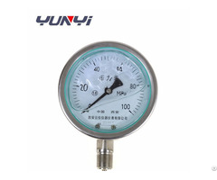 Liquid Filled Stainless Steel Pressure Gauge Seismic Resistant