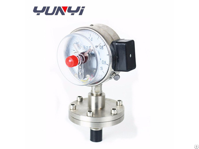 Electrical Contact Mbar Low Diaphragm Pressure Gauge Price