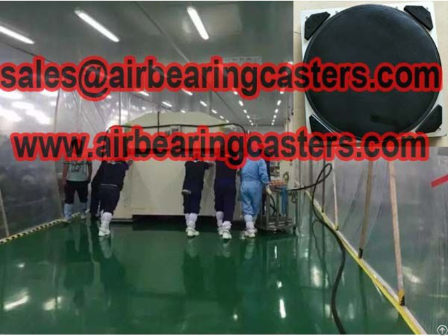 Air Bearing Casters Application With Instruction