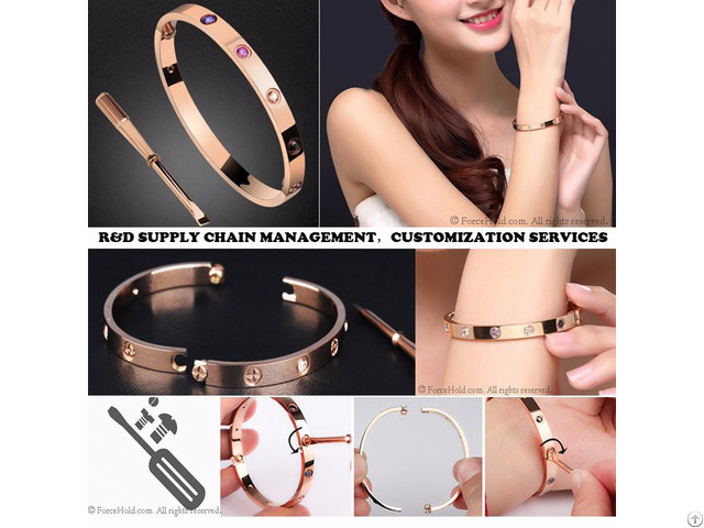 Love Screwdriver Titanium Steel Bracelet