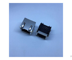 Te 406549 5 1 Port Through Hole Rj45 Jack Modular Connector 8p8c