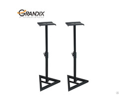 Product 2 Pcs Speaker Home Audio Adjustable Monitor Triangle Pair Steel Stands