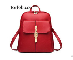 Soft Pu Leather Backpack Purse Women Bag