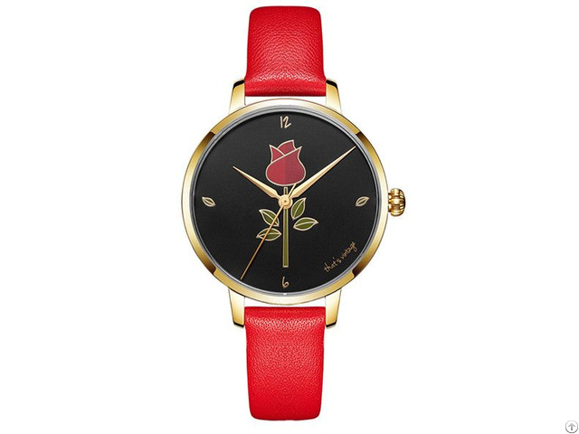 Vintage Rose Stainless Steel Lady Watch