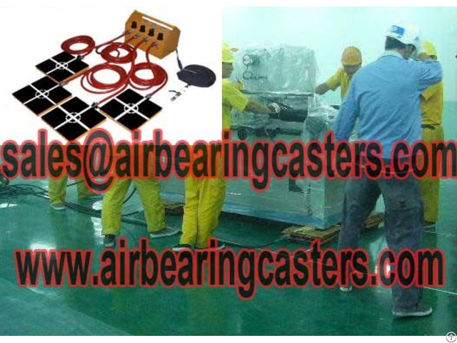 Air Caster Systems Is Designed For Moving And Handling Tools