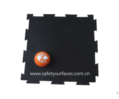 Excellent Shock And Abrasion Absorption Interlocking Rubber Flooring
