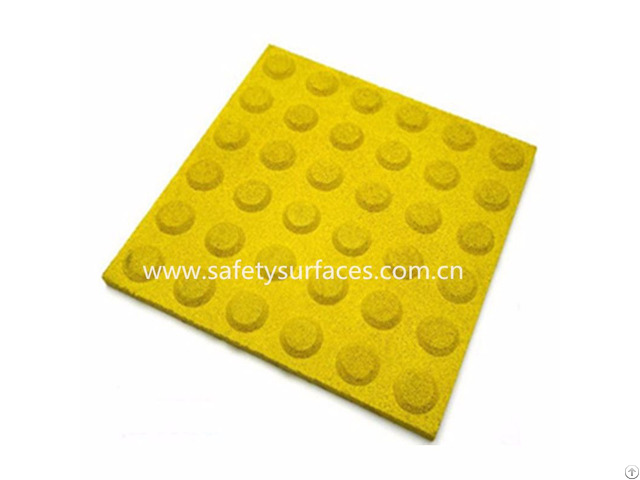 Easy Touch Feeling Blind Tactile Rubber Tile Paving Braille Floor