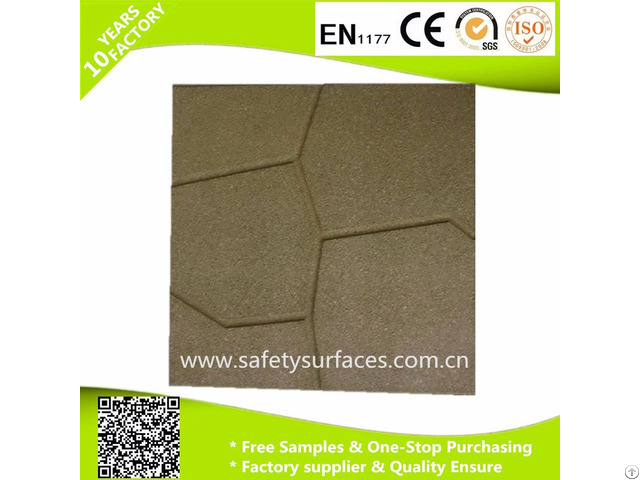 Outdoor Rubber Brick Pavers Sandstone Garden Walkway Paving