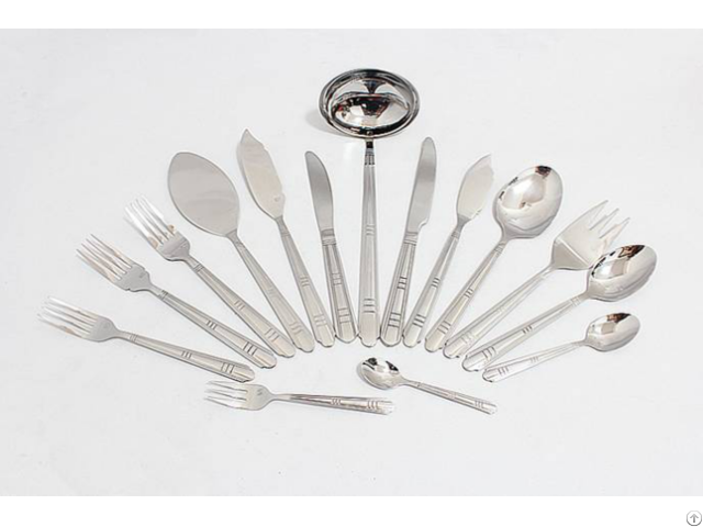 Full Stainless Steel Cutlery Set Tableware Flatware