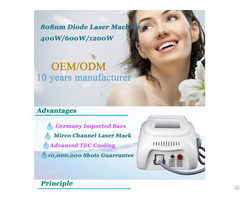 Portable 808nm Diode Laser Hair Removal Machine