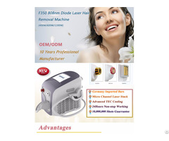 High Power Portable 808nm Diode Laser Hair Removal Machine