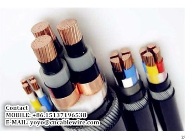 Shengzhou Metal 0 6 1kv Copper Xlpe Power Cable With Steel Wire Armour