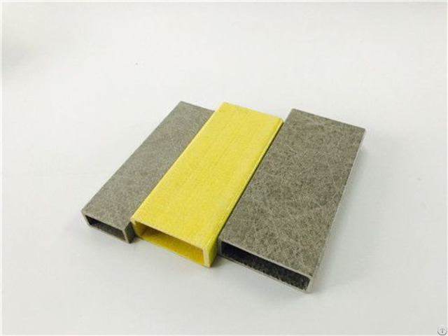 Smooth Surface Fiberglass Rectangualar Grp Tube