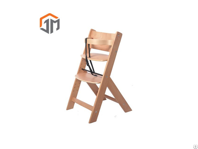 Qualified Safety Baby Wooden High Chair