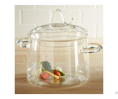 2l Pyrex Clear Transparent Glass Cooking Pot