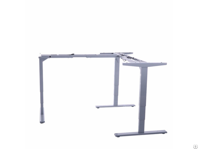 Electronic Height Adjustable Standing Desk With Three Feet