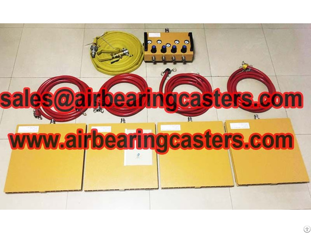 Air Bearings For Transporting Heavy Cargo Instruction
