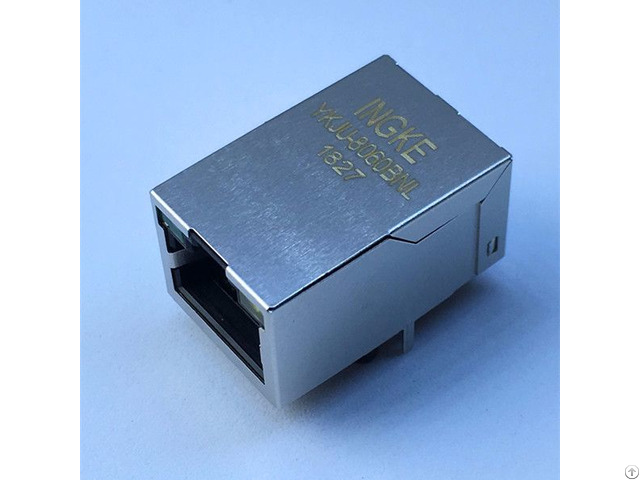 We 7499010214 Ykju 8060bnl 1 Port Through Hole Rj45 Magnetic Jack Connectors