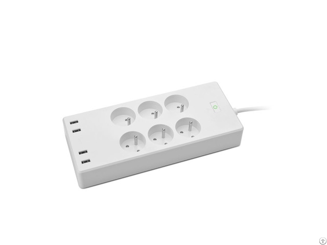 Fr Plug Smart Usb Power Strip Sockets