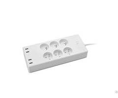 Fr Plug Smart Usb Power Strip Sockets