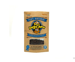 Aluminum Foil Kraft Paper Stand Up Pouch For Pet Food