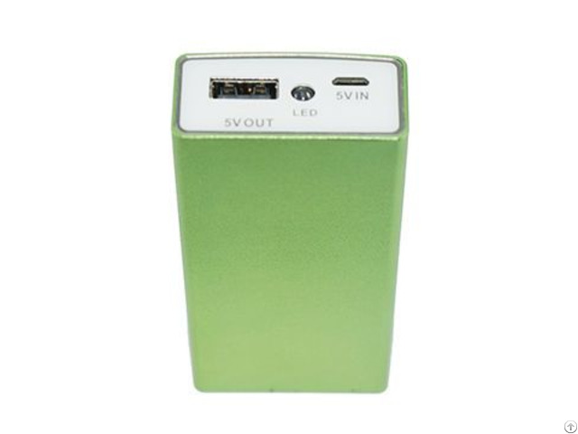 Ultra Thin Portable Aluminum External Battery Charger Slim Power Bank 4000mah Led Promotional