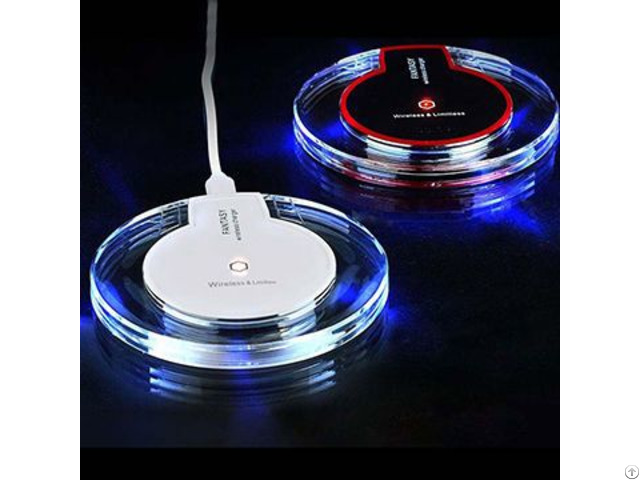 Dazzle Light Wireless Charger Qi Charging Pad